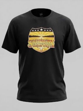 Southern Comfort Black Logo Graphic Advertising T-Shirt Distillery Theme XL